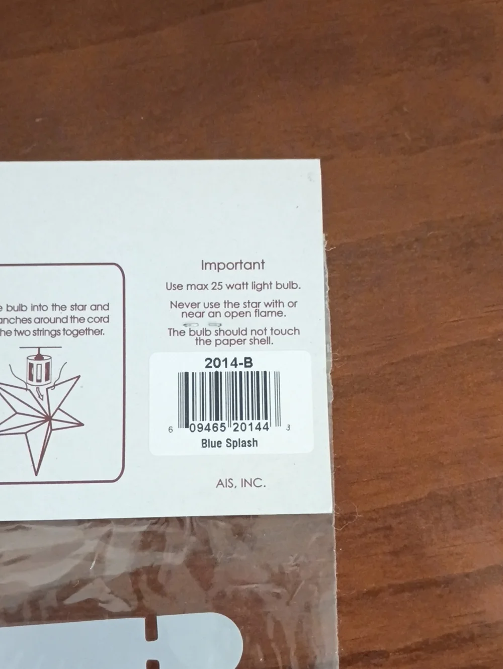 Hanging Paper Star Lamps, Blue, Set Of 3 - New!
